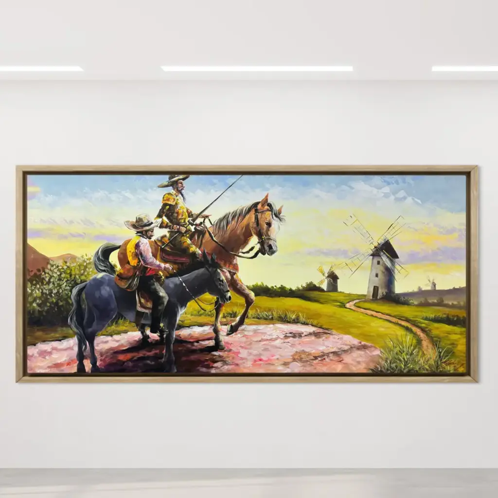 Cabalgata en la Mancha