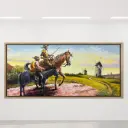 Cabalgata en la Mancha